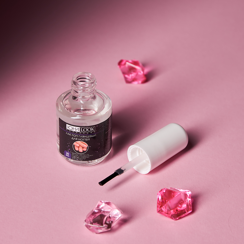 ЮНИLOOK Лак-топ глянцевый для ногтей, 20мл, арт.№ 330-349