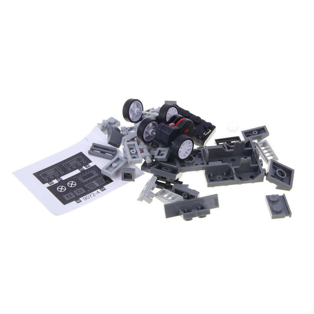 ИГРОЛЕНД Конструктор "Армия", инерция, 45-48 дет., АБС, 10х7х4 см., 4 дизайна, арт.№ 265-630