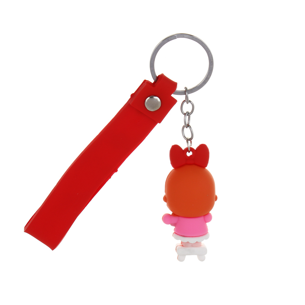 Брелок с игрушкой, 5х3 см, полипропилен, 6 дизайнов, арт.№ 295-288