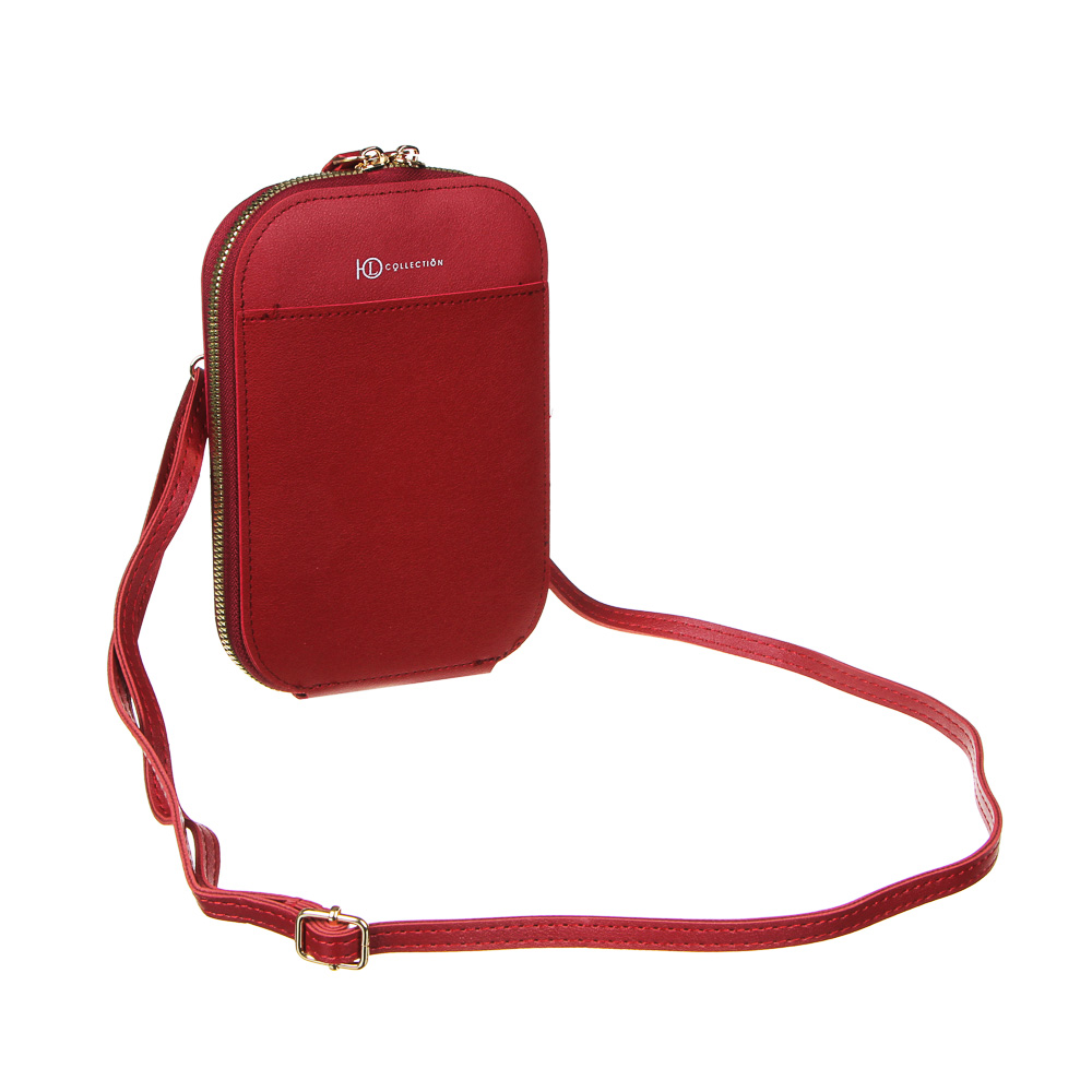 ЮL Кошелек-сумочка на длинном ремне, ПВХ, 19х13см, 4 цвета, КК21-14, арт.№ 303-916