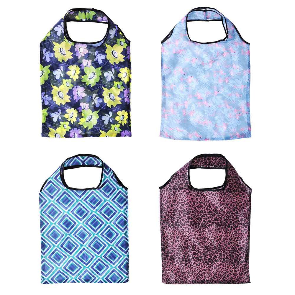 Сумка хозяйственная складная тм VETTA Мобильник, 38х58см, до 8кг, полиэстер, 4 дизайна, арт.№ 467-048