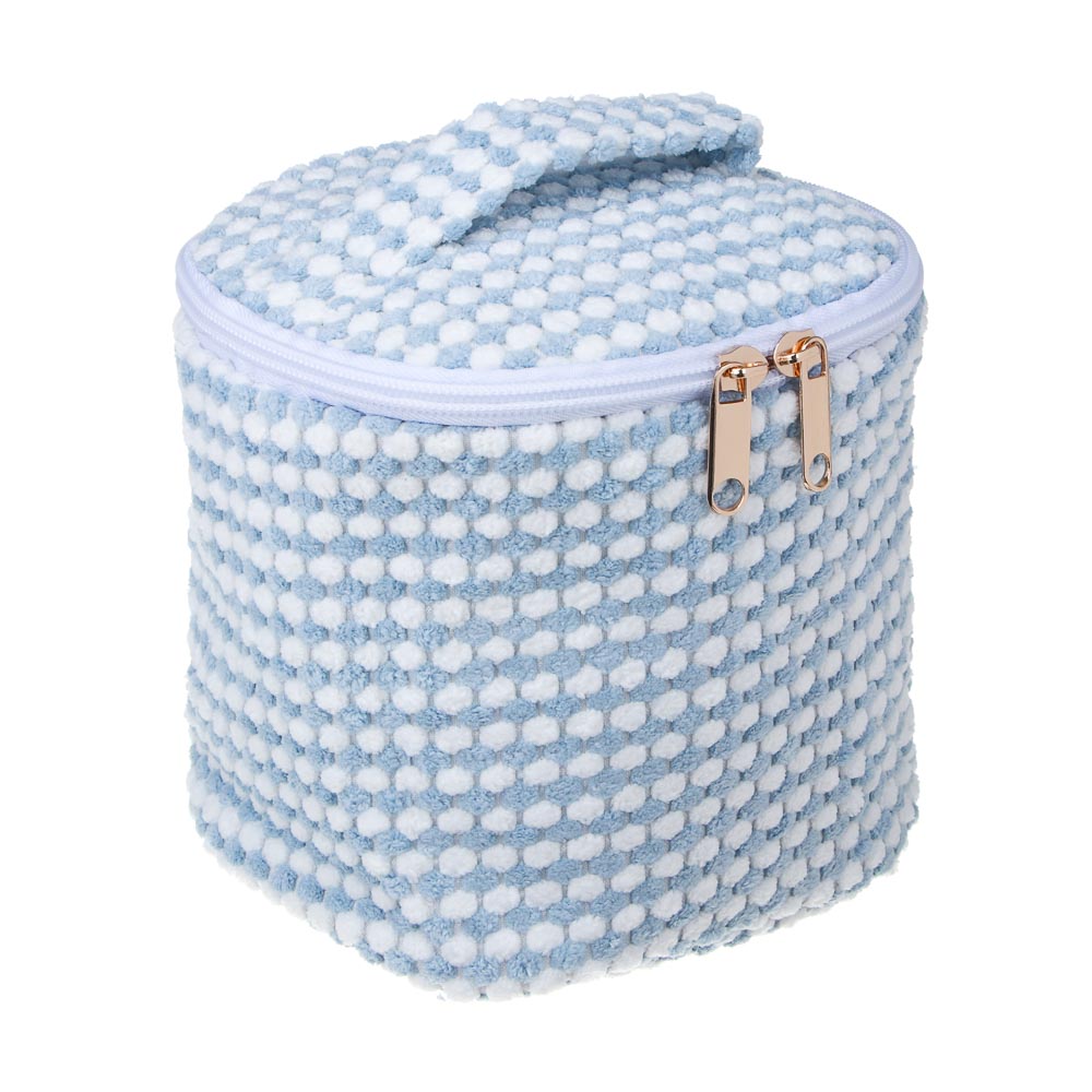 ЮL Косметичка сундучок Velvet, 100% ПЭ, 14х14см, 2 цвета, арт.№ 327-323