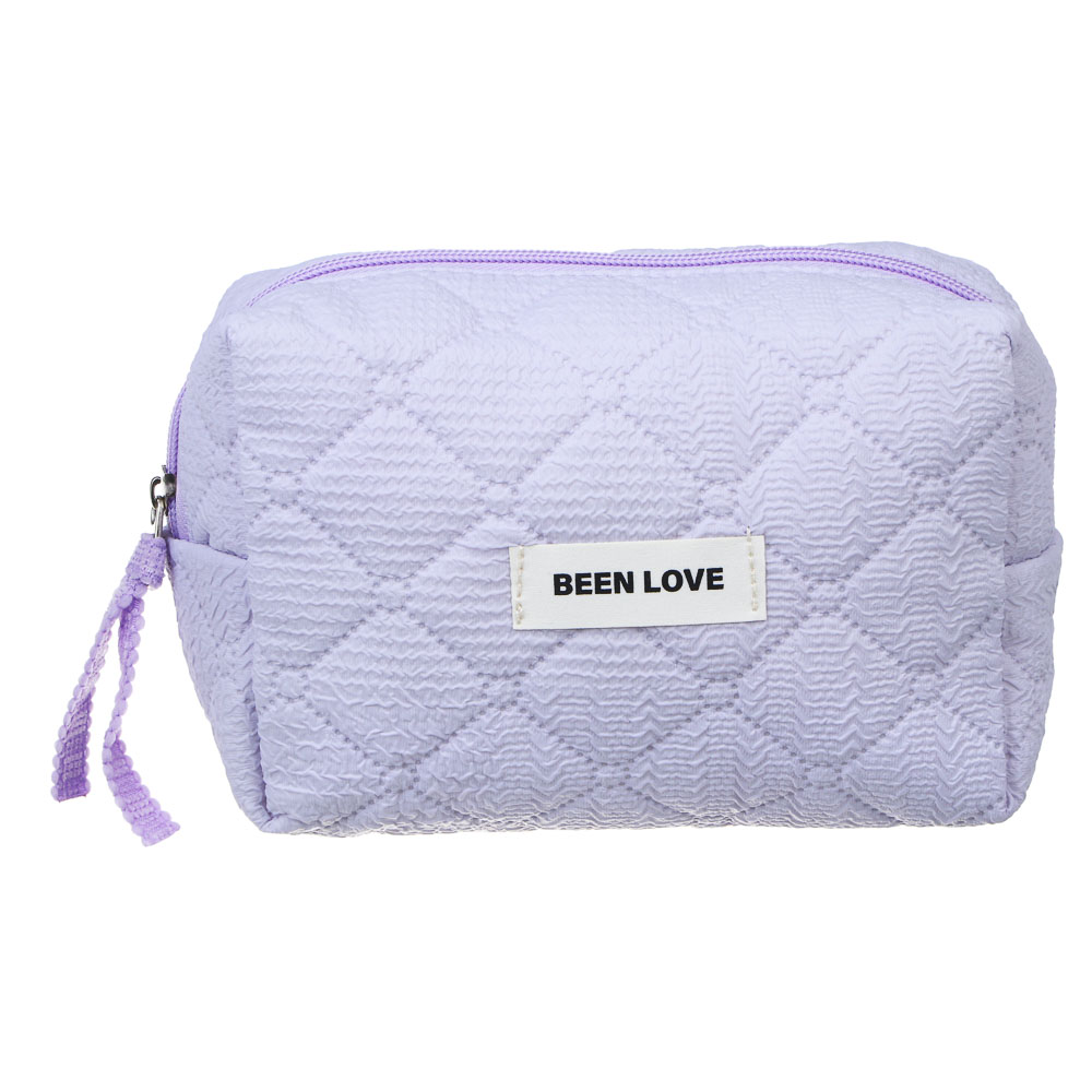 ЮL Косметичка стеганая дутая Килт, 100% ПЭ, 17х12х8см, 2 цвета, арт.№ 327-324