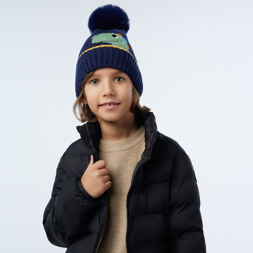 GALANTE Шапка для мальчика, р-р 52-54, синяя, СЗМП-9, арт.№ 314-777