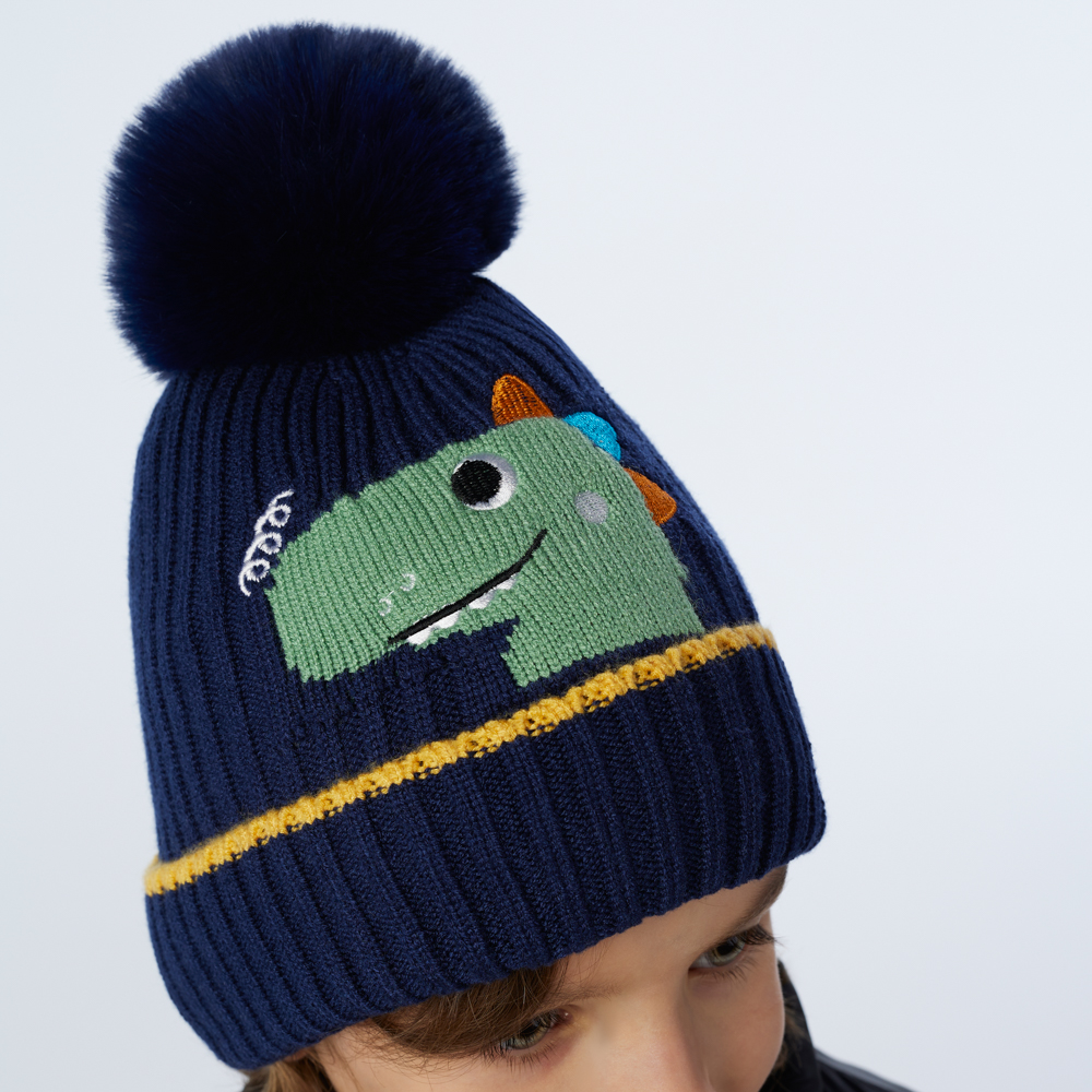 GALANTE Шапка для мальчика, р-р 52-54, синяя, СЗМП-9, арт.№ 314-777