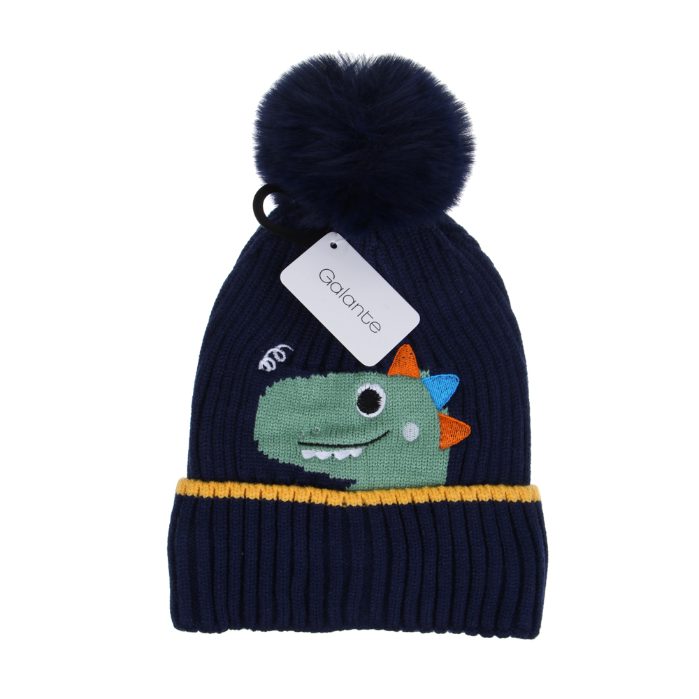 GALANTE Шапка для мальчика, р-р 52-54, синяя, СЗМП-9, арт.№ 314-777