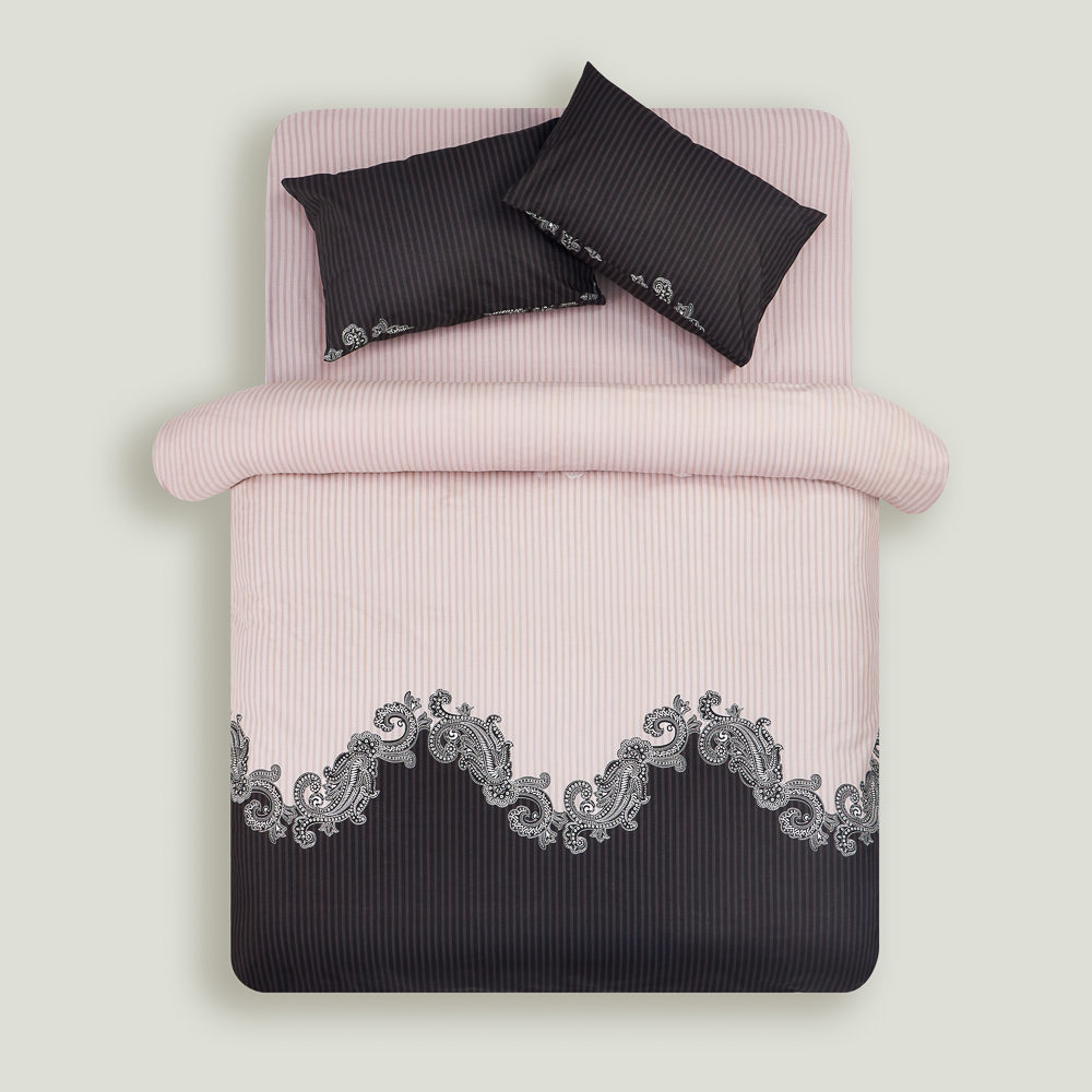 PROVANCE Хейзел Комплект постельного белья евро (4 предмета), бязь, 100% хлопок, бежевый, арт.№ 421-337