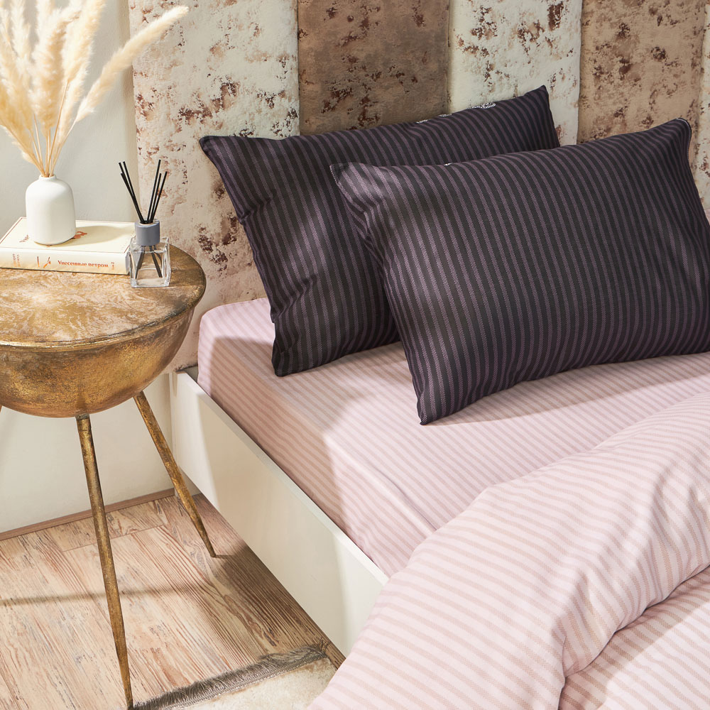 PROVANCE Хейзел Комплект постельного белья евро (4 предмета), бязь, 100% хлопок, бежевый, арт.№ 421-337