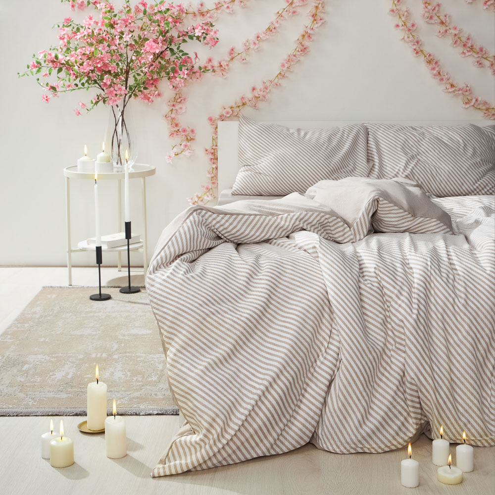 PROVANCE Хейзел Комплект постельного белья 1,5 (4 предмета), микросатин, 2 дизайна, арт.№ 421-338