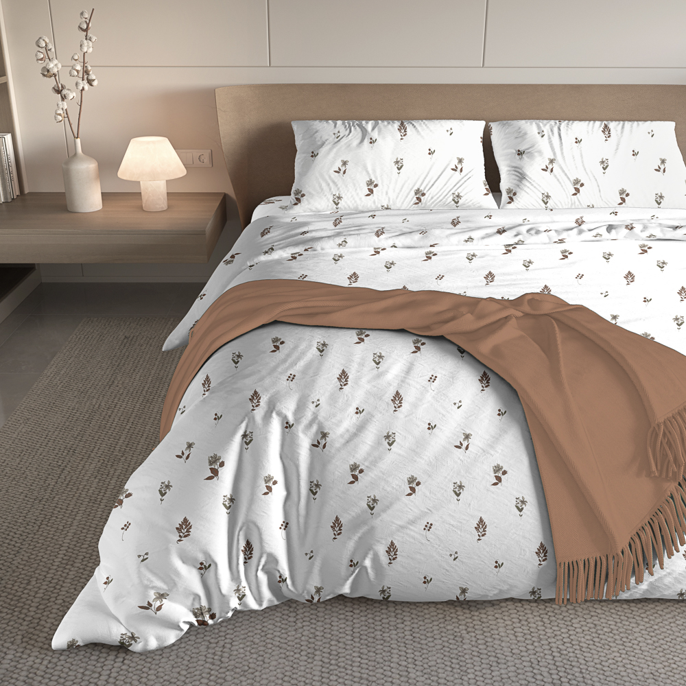 Комплект постельного белья евро (4 предмета) тм PROVANCE Сенса поплин, 100% хлопок, арт.№ 421-412