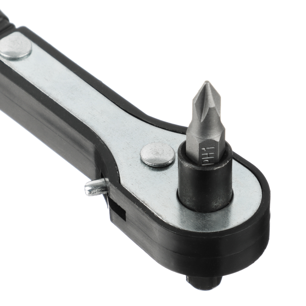 РОКОТ Набор бит и торцевых головок с трещоткой, 19 предметов, арт.№ 689-001