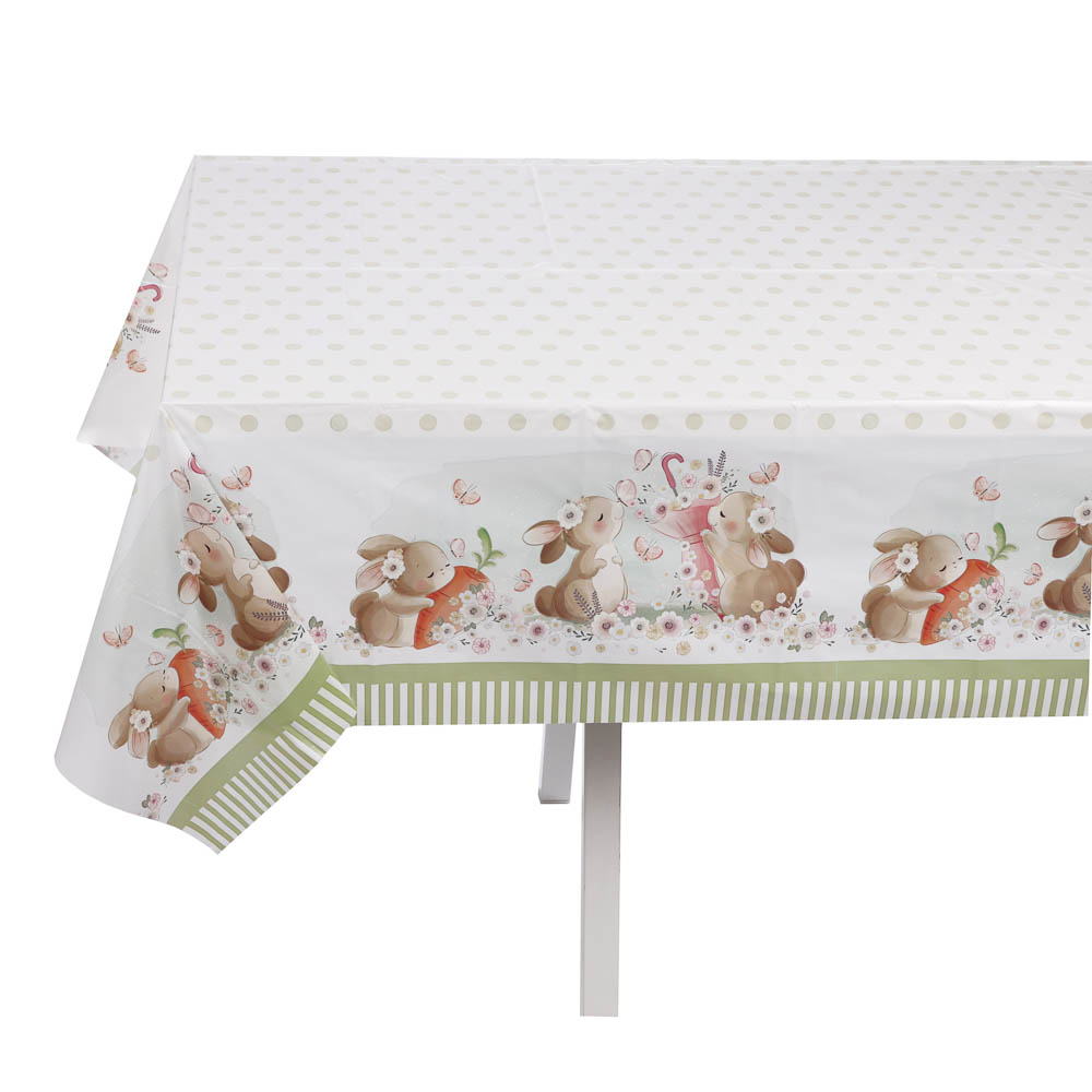 Скатерть Милые кролики, 120x180 см, 2 дизайна, арт.№ 530-418