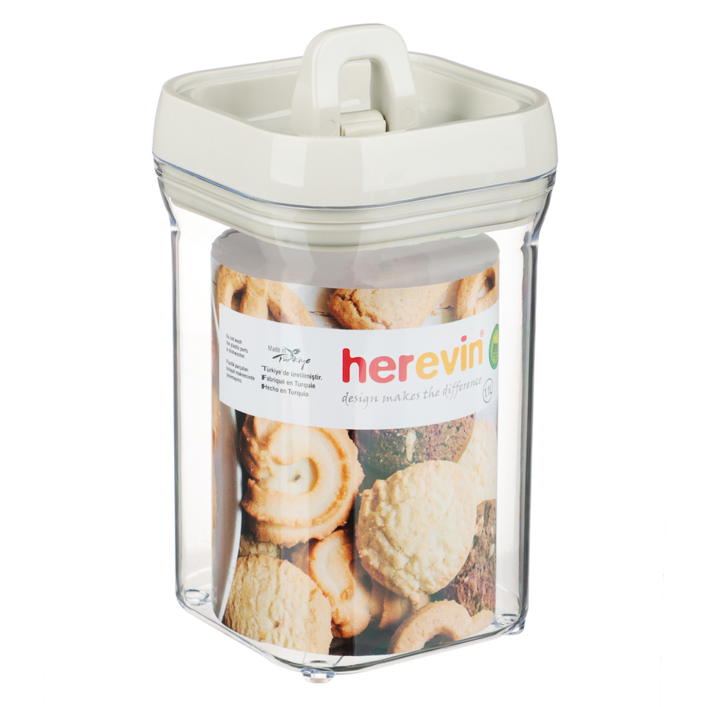 HEREVIN Космо Банка для сыпучих продуктов, 1100мл, пластик, 161202-824, арт.№ 828-257