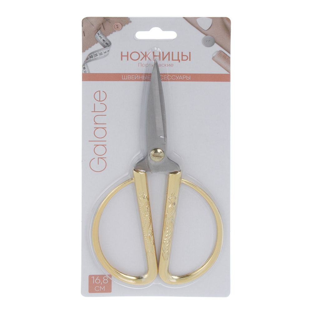 GALANTE Ножницы портновские, металл, 16,8см, арт.№ 350-061