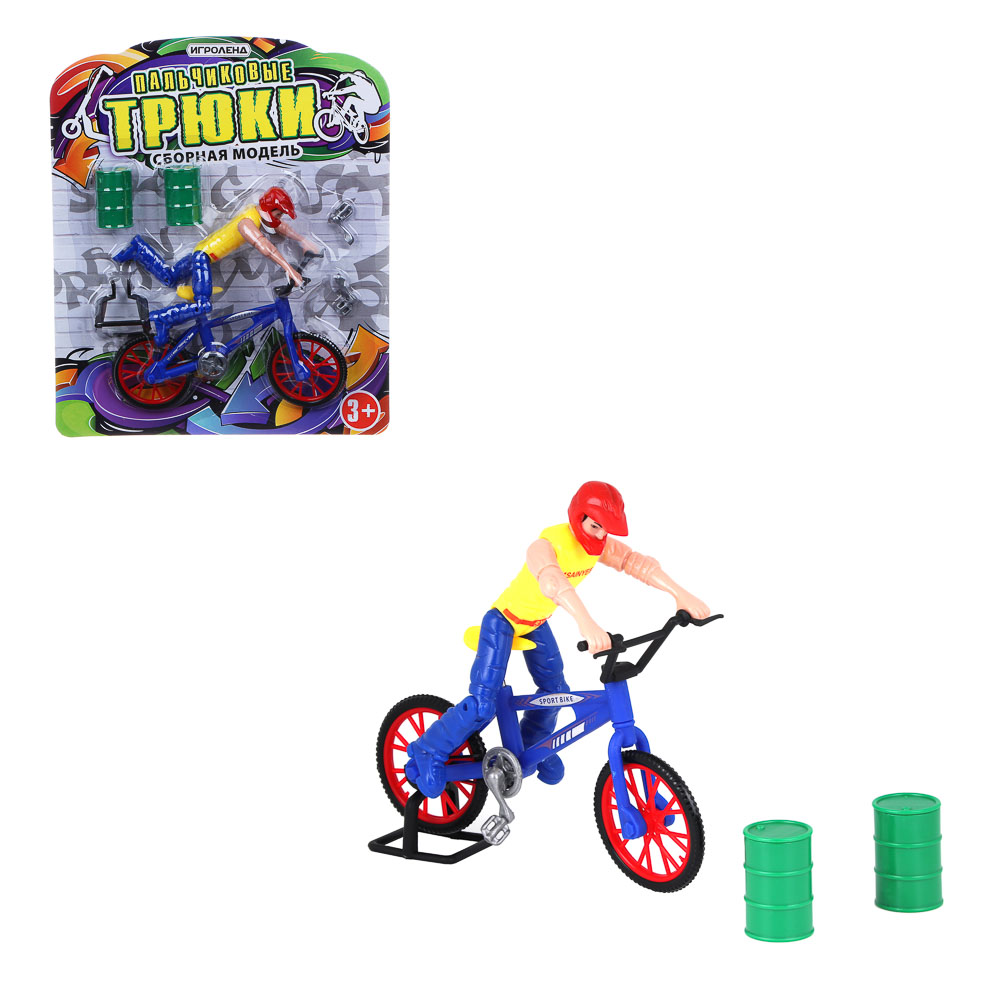 ИГРОЛЕНД Набор игровой "Пальчиковые трюки", пластик, 6 дизайнов, арт.№ 274-185