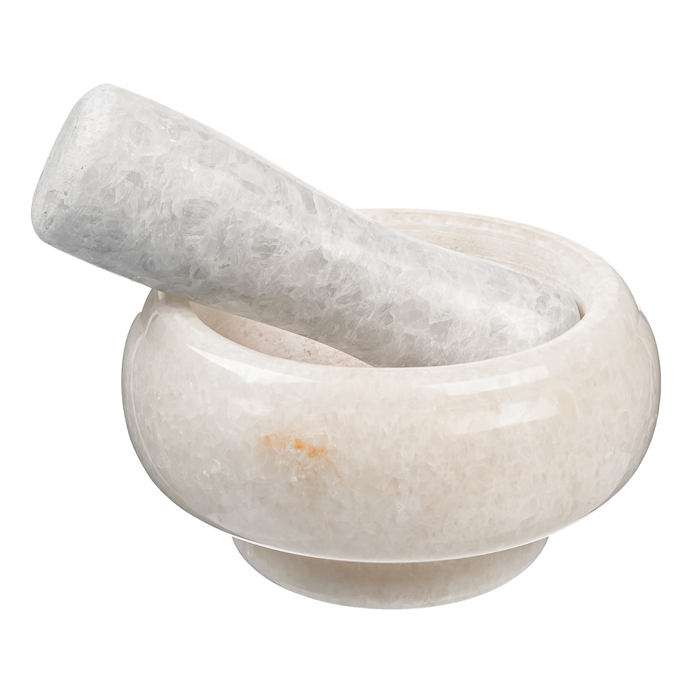 VETTA Ступка с пестиком, 9x4,5см, мрамор, 3 цвета, арт.№ 884-342