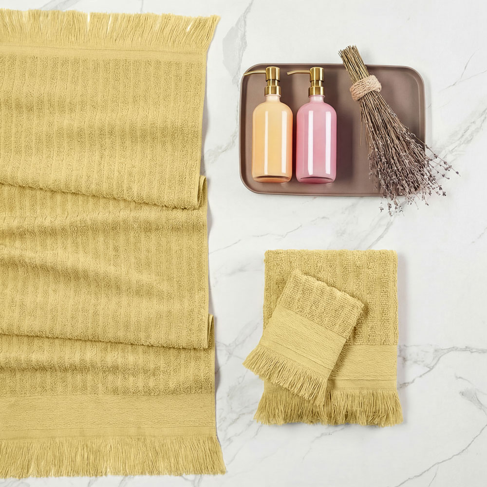 PROVANCE Ботаника Комплект полотенец махровых, 400г/м, 100% хлопок, 30х50, 50х90, 70х130, 6 цветов, арт.№ 488-194