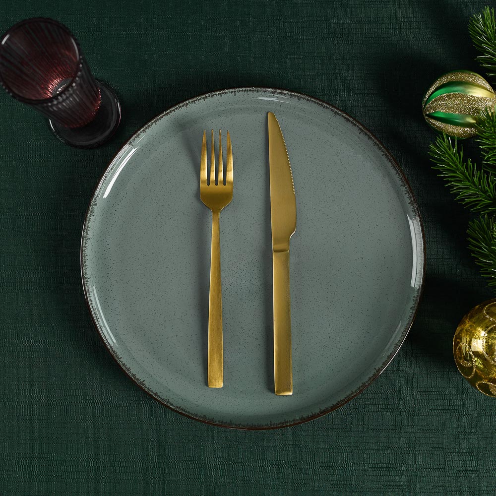 PROVANCE Фелиз Скатерть текстильная с водоотталкивающей пропиткой, 140x180см, 100%полиэстер, зеленый, арт.№ 492-197