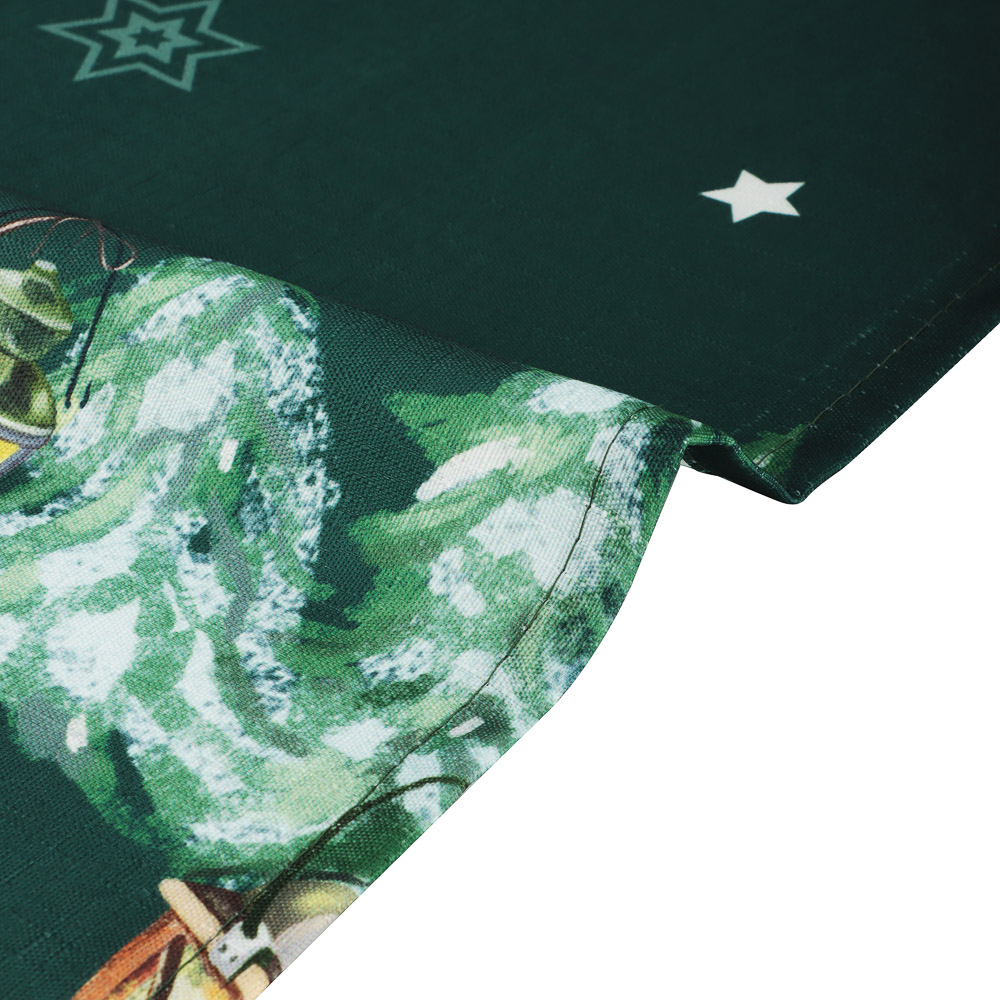 PROVANCE Фелиз Скатерть текстильная с водоотталкивающей пропиткой, 140x180см, 100%полиэстер, зеленый, арт.№ 492-197