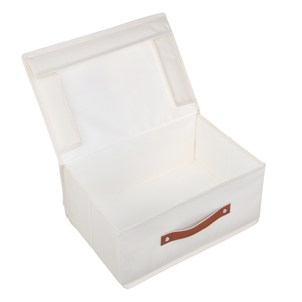 VETTA Короб с крышкой, 33,5х22х15 см, «Style», полипропилен, полиэстер, арт.№ 457-736