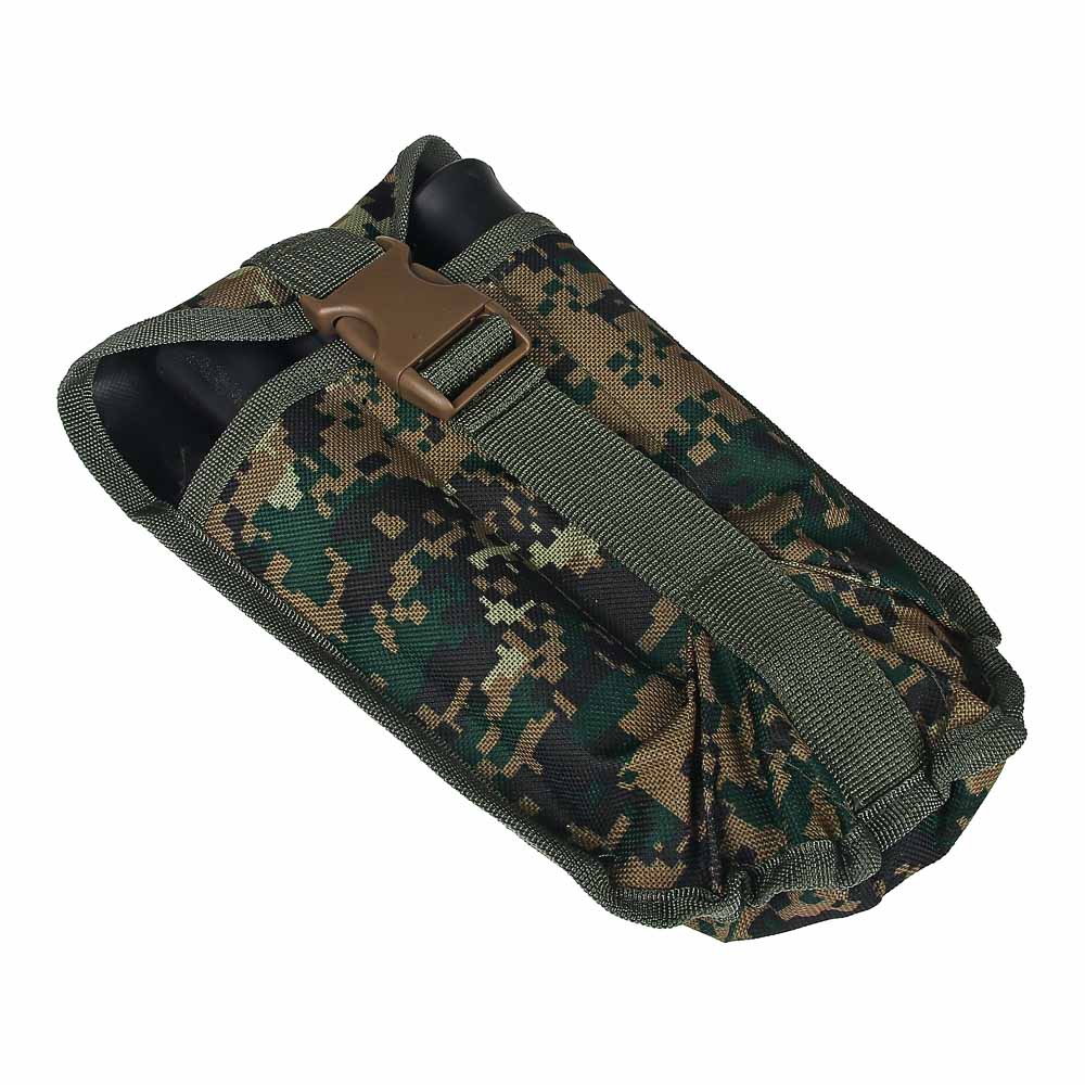 ЕРМАК Лопата складная для выживания, в чехле, (нож/пила + свисток), нерж. сталь, ПВХ, арт.№ 070-010