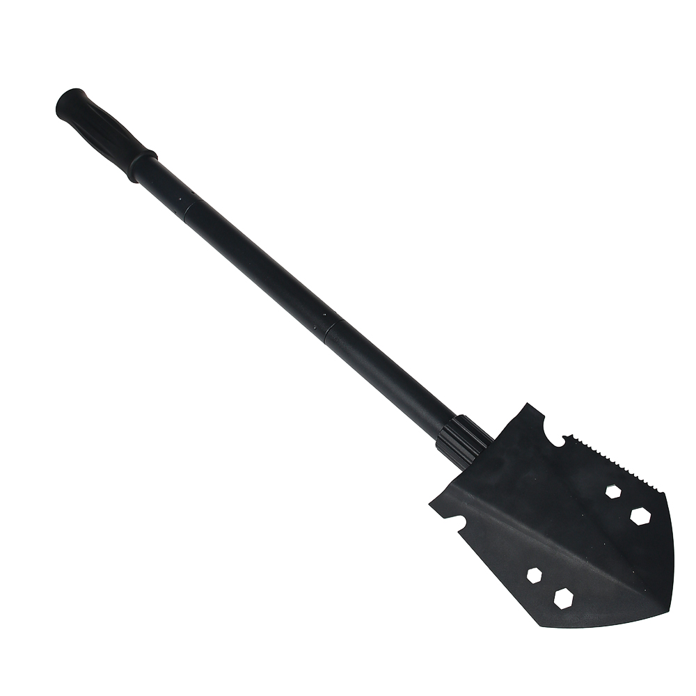 ЕРМАК Лопата складная для выживания, в чехле, (нож/пила + свисток), нерж. сталь, ПВХ, арт.№ 070-010