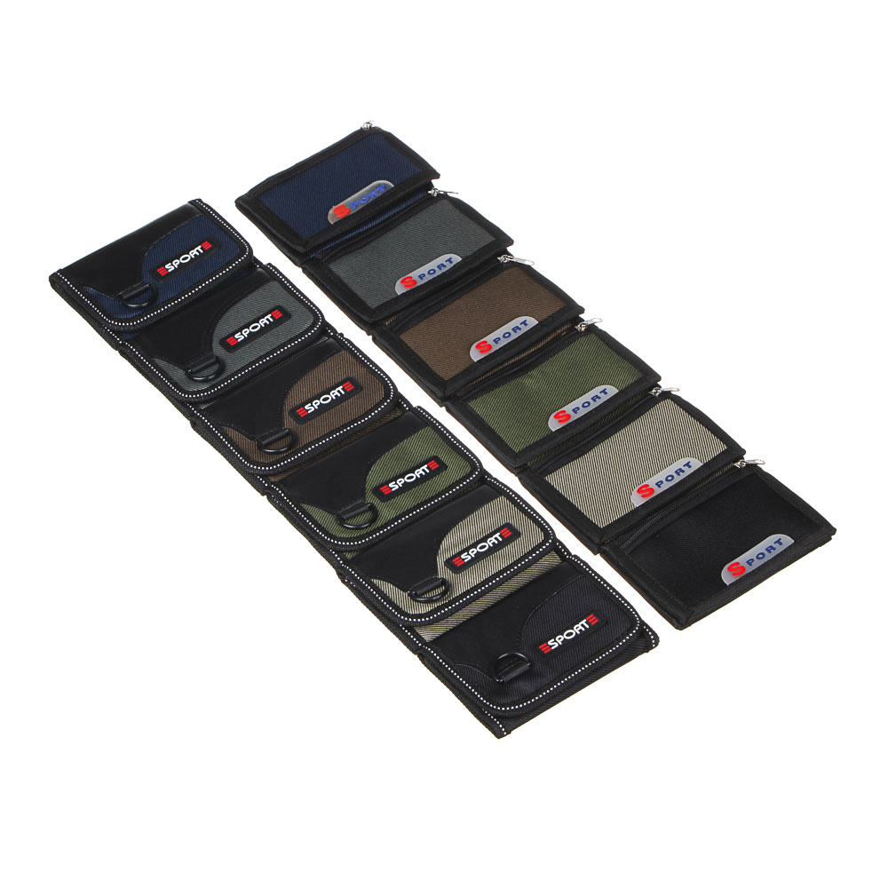 ЮL Кошелек с отд. для карт и купюр , полиэстер, 11,5х8см, 2 дизайна, КК21-13, арт.№ 303-915