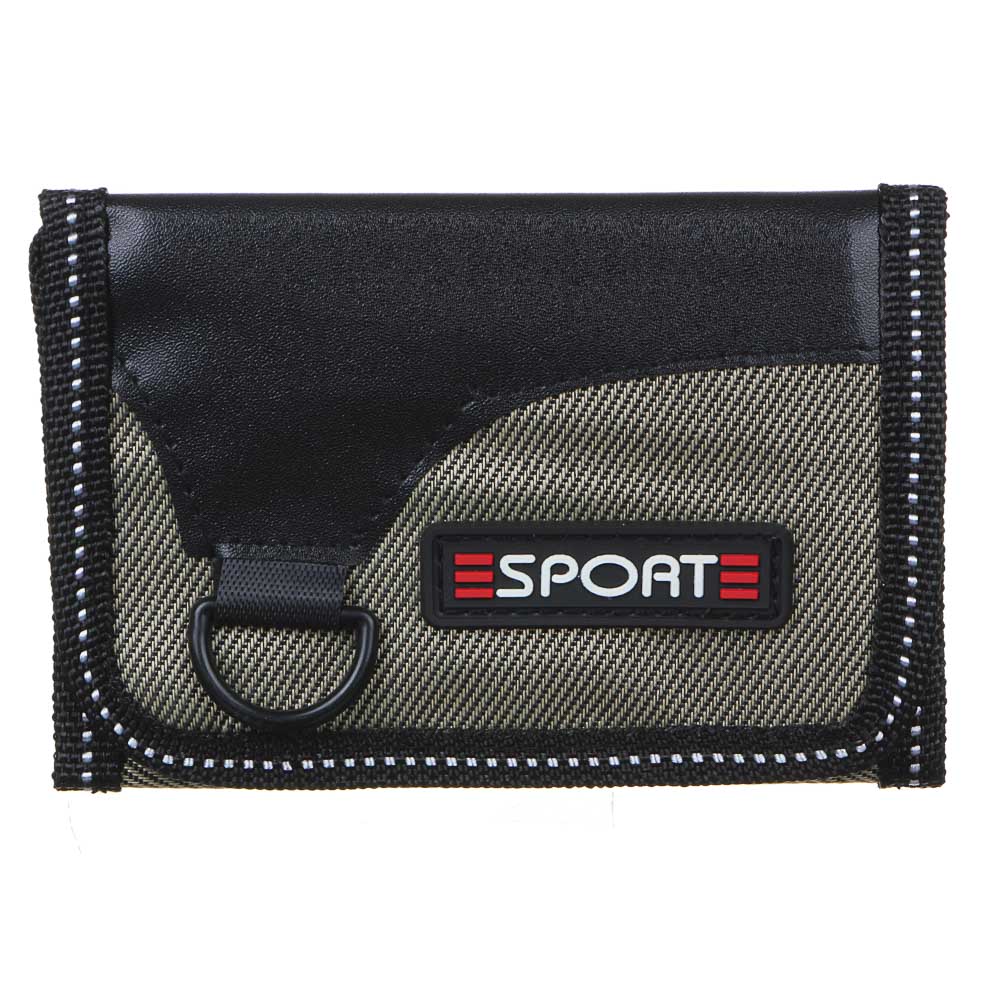 ЮL Кошелек с отд. для карт и купюр , полиэстер, 11,5х8см, 2 дизайна, КК21-13, арт.№ 303-915