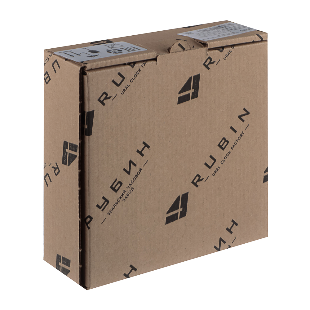 Будильник кварц d=15см, корпус черный "Классика", арт. В4-003, арт.№ 529-335