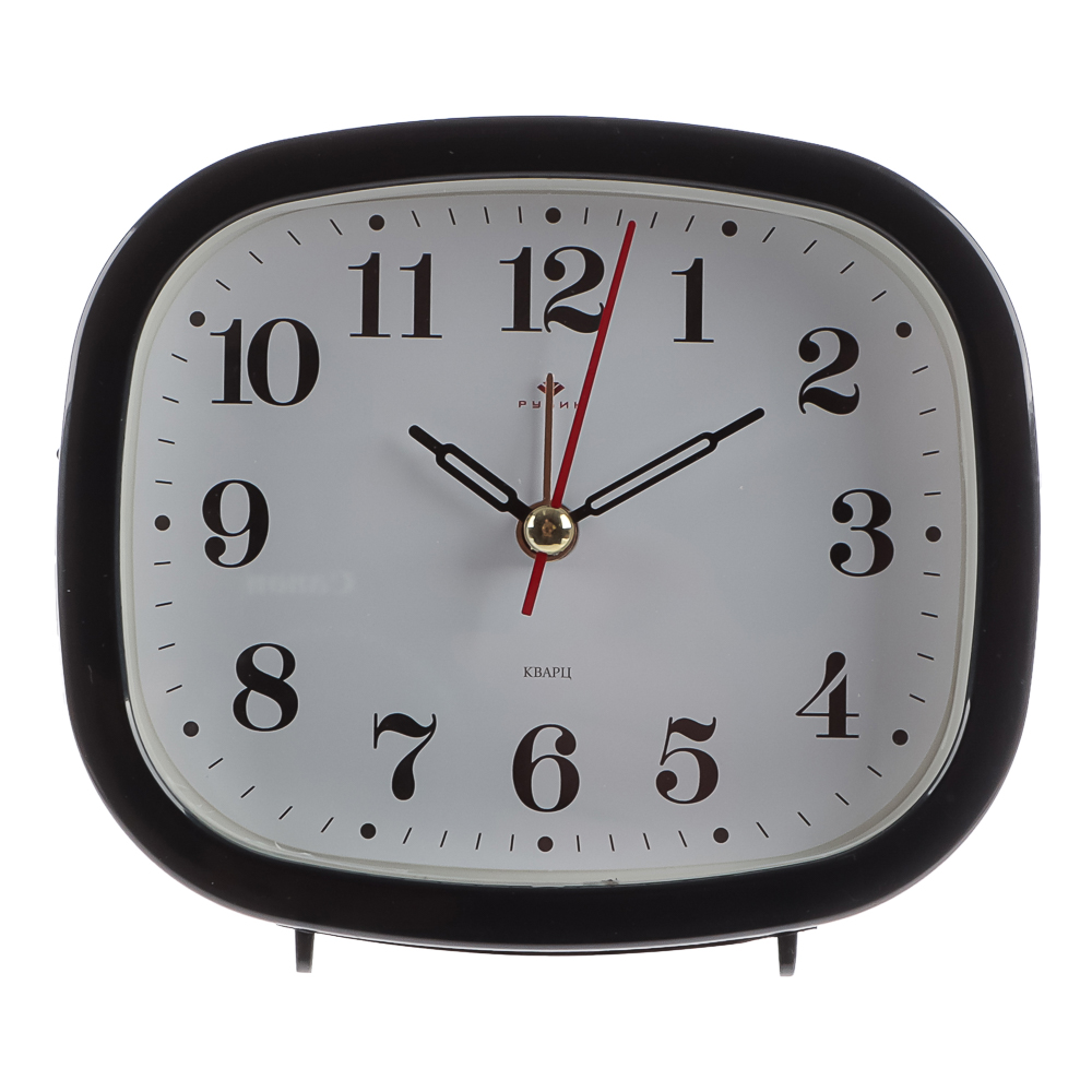 Будильник кварц, корпус черный "Классика", арт.В5-001, арт.№ 529-336