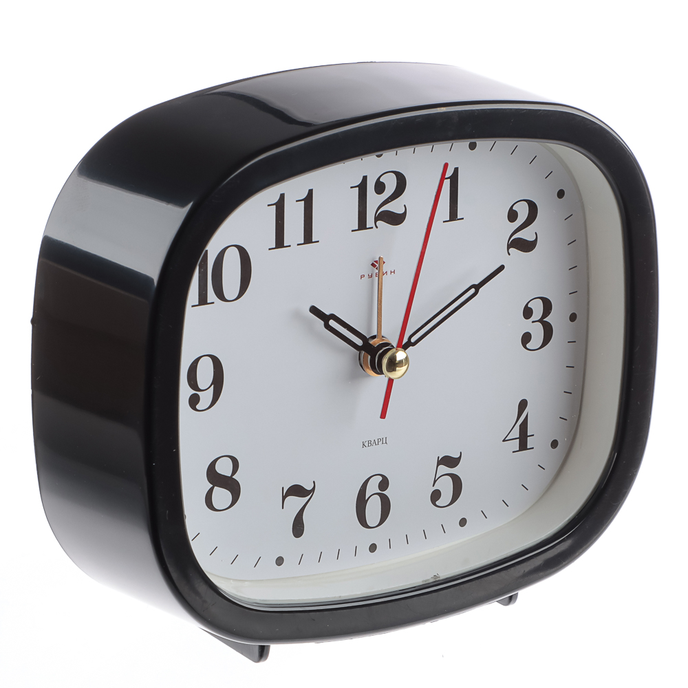 Будильник кварц, корпус черный "Классика", арт.В5-001, арт.№ 529-336