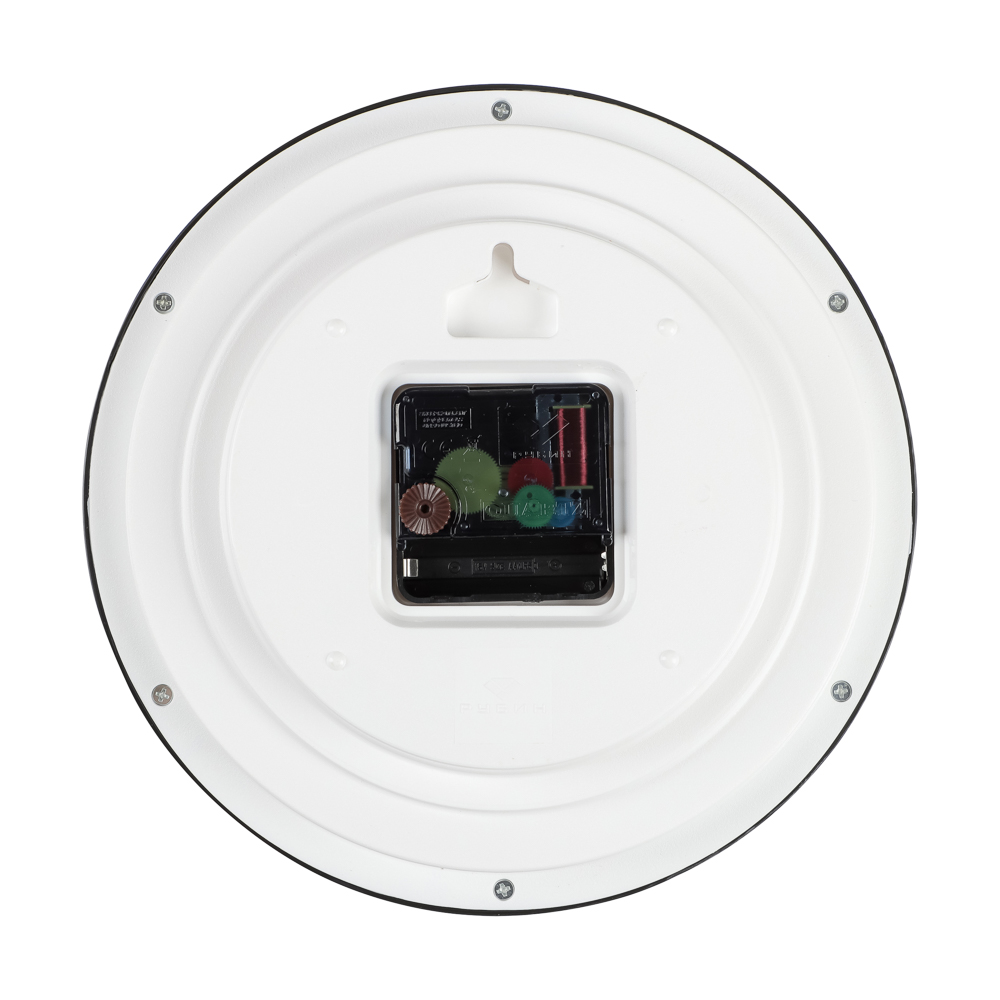 Часы настенные круг d=22см, корпус черный "Классика", арт.2222-328, арт.№ 581-378