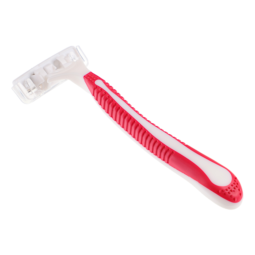 PROWAY Станки для бритья женские с тройным лезвием, плавающая головка, силикон, пластик, 5шт, арт.№ 346-013