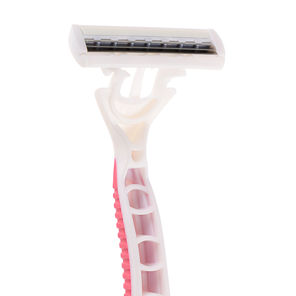 PROWAY Станки для бритья женские с тройным лезвием, плавающая головка, силикон, пластик, 5шт, арт.№ 346-013