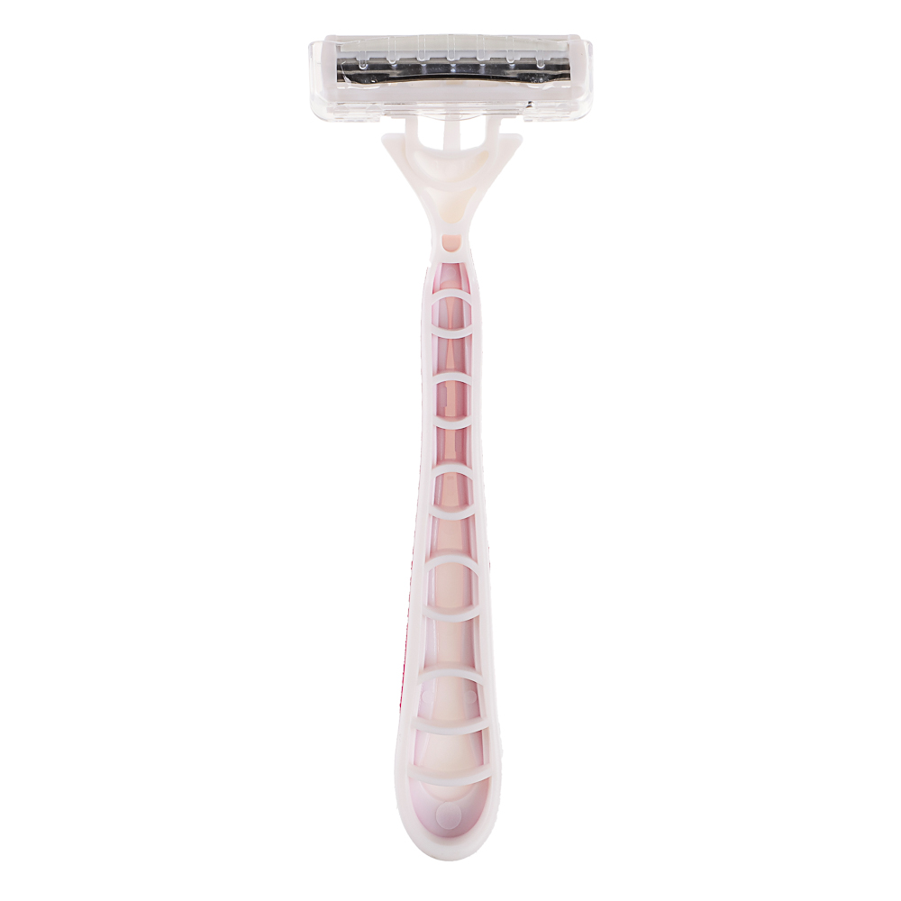 PROWAY Станки для бритья женские с тройным лезвием, плавающая головка, силикон, пластик, 5шт, арт.№ 346-013