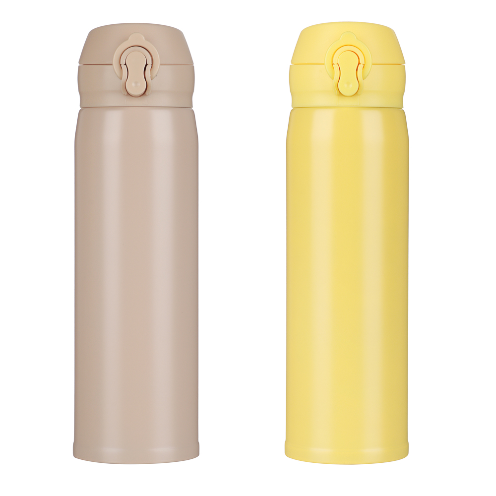 Термос-кружка тм SATOSHI Чегет с крышкой на защелке, 450мл, нерж.сталь, арт.№ 841-898