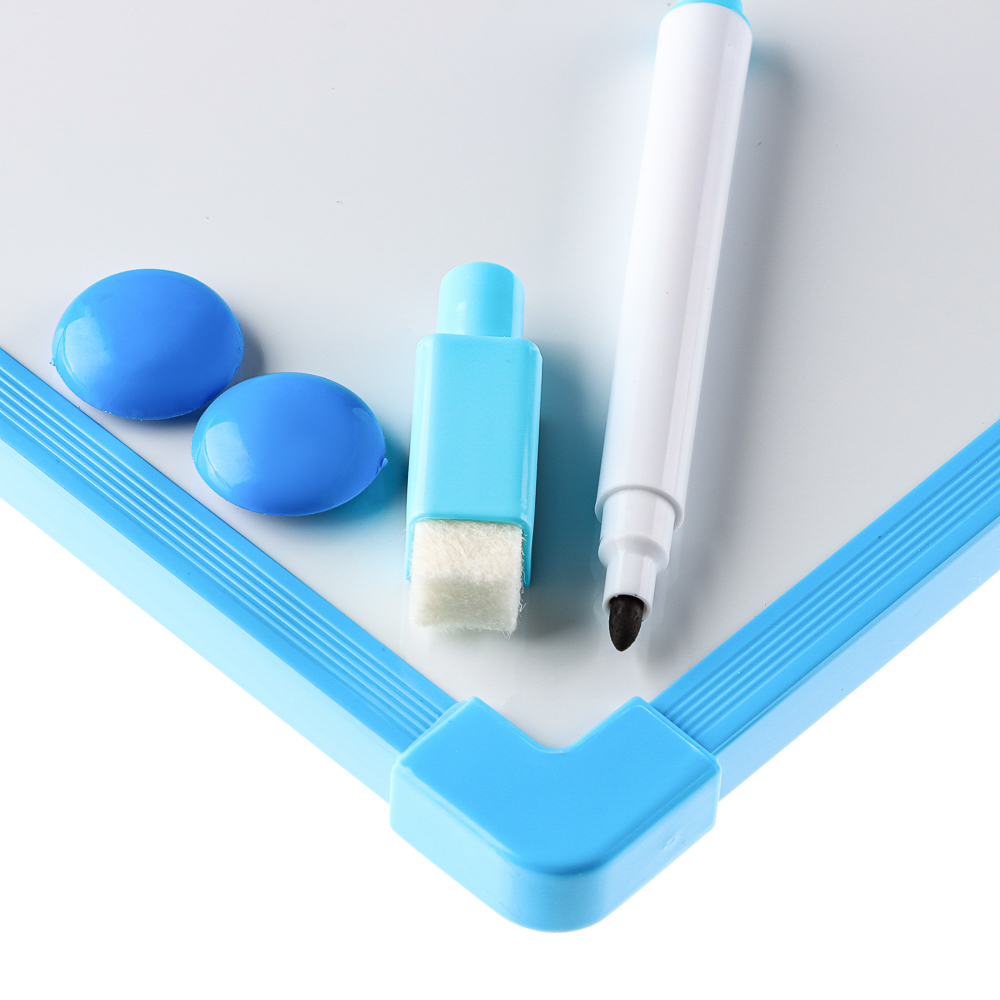 Доска для рисования с маркером, пластик, 20х15см, 4 цвета, арт.№ 284-144