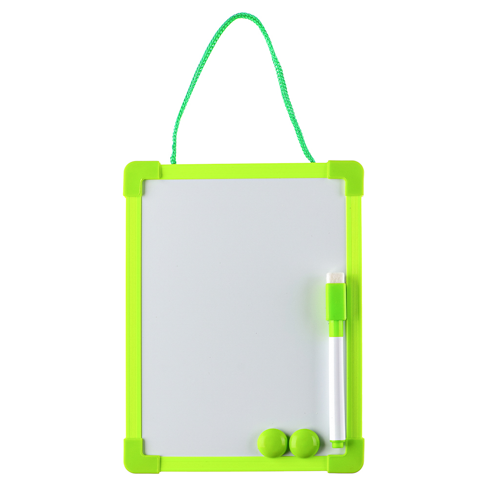 Доска для рисования с маркером, пластик, 20х15см, 4 цвета, арт.№ 284-144