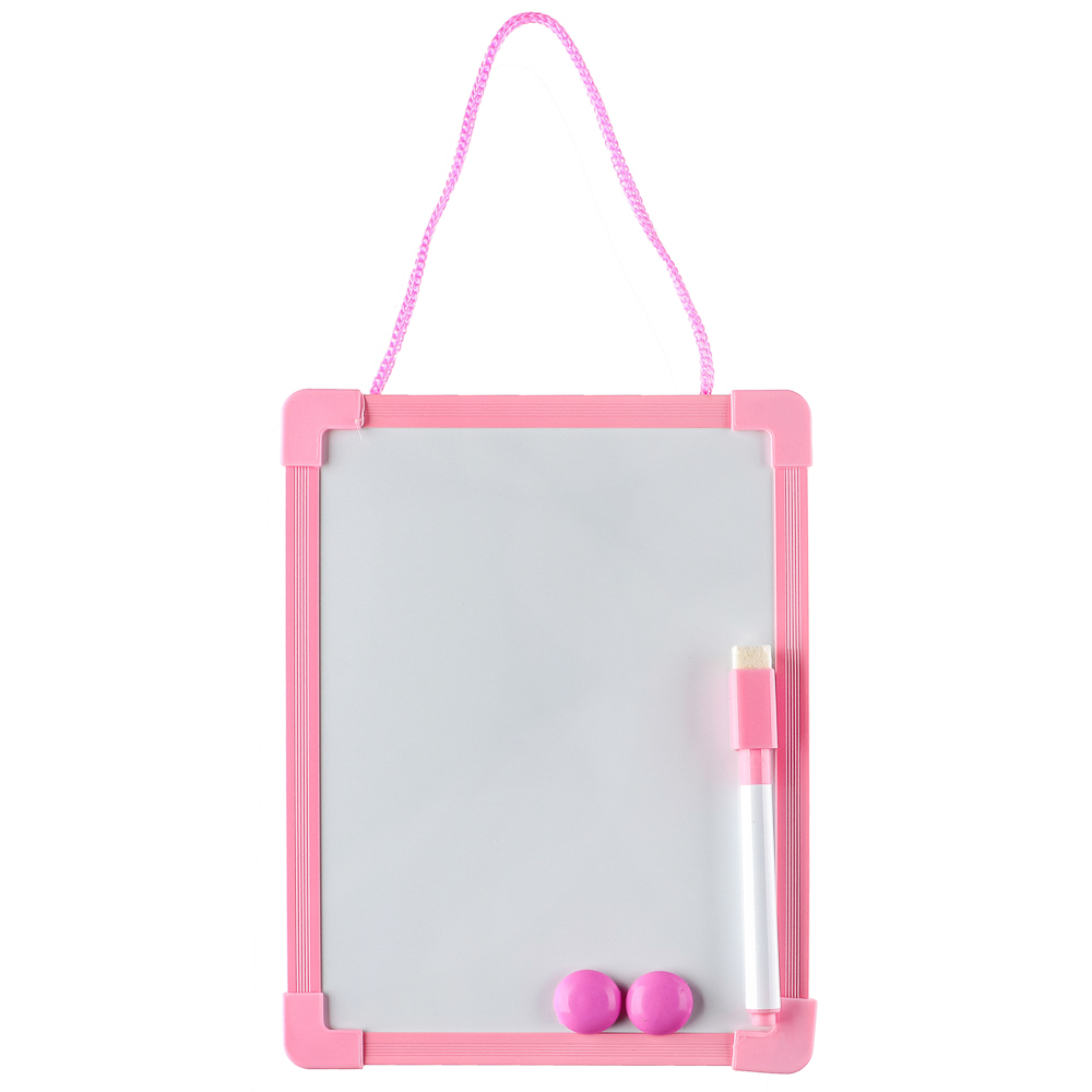 Доска для рисования с маркером, пластик, 20х15см, 4 цвета, арт.№ 284-144