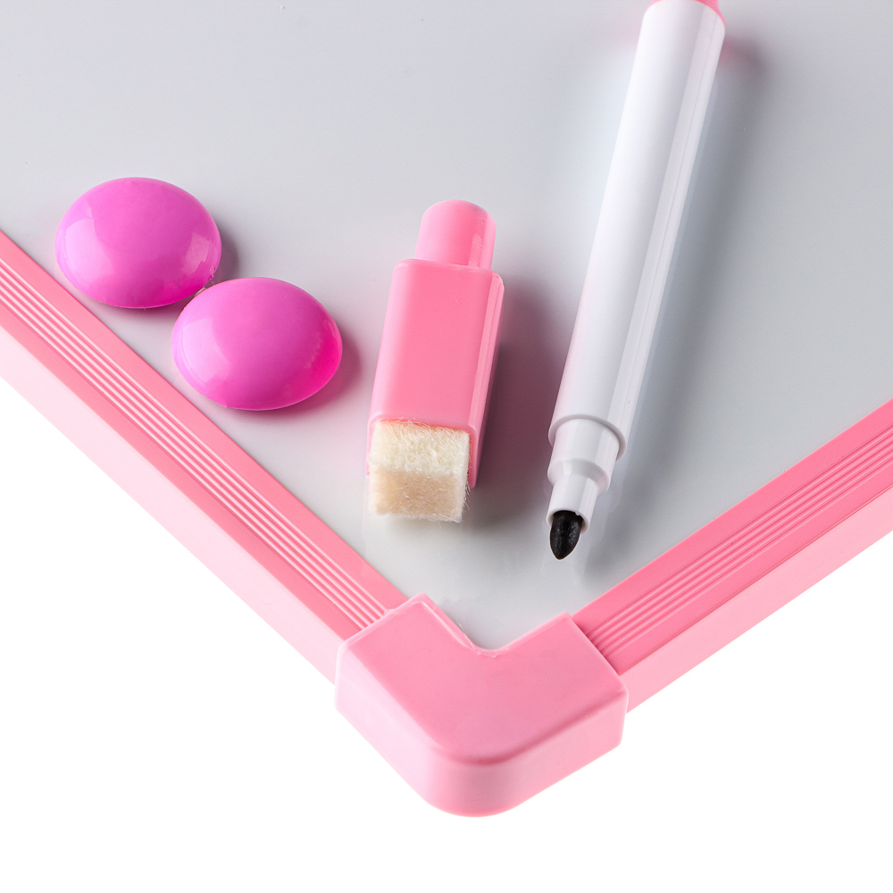 Доска для рисования с маркером, пластик, 20х15см, 4 цвета, арт.№ 284-144