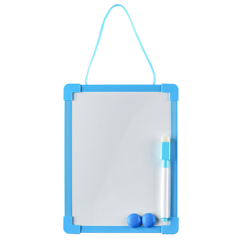 Доска для рисования с маркером, пластик, 20х15см, 4 цвета, арт.№ 284-144