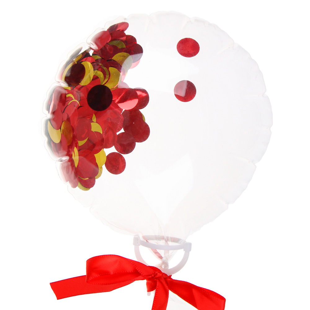 FNtastic Набор шаров 2 шт с рисунком на подставке с декором, полиэстер, картон, Happy Birthday,3 цв., арт.№ 518-077