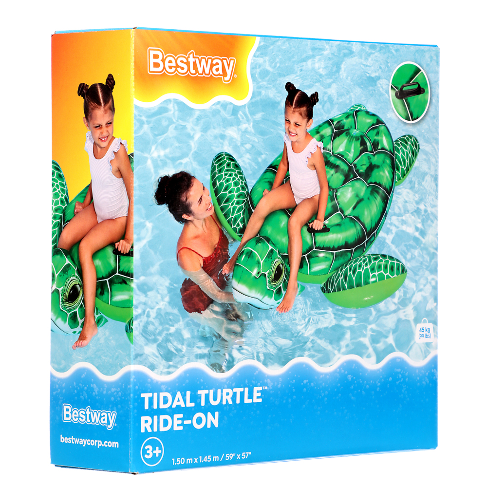 BESTWAY Плотик TIDAL TURTLE, 150x145 см, 41524, арт.№ 042-058
