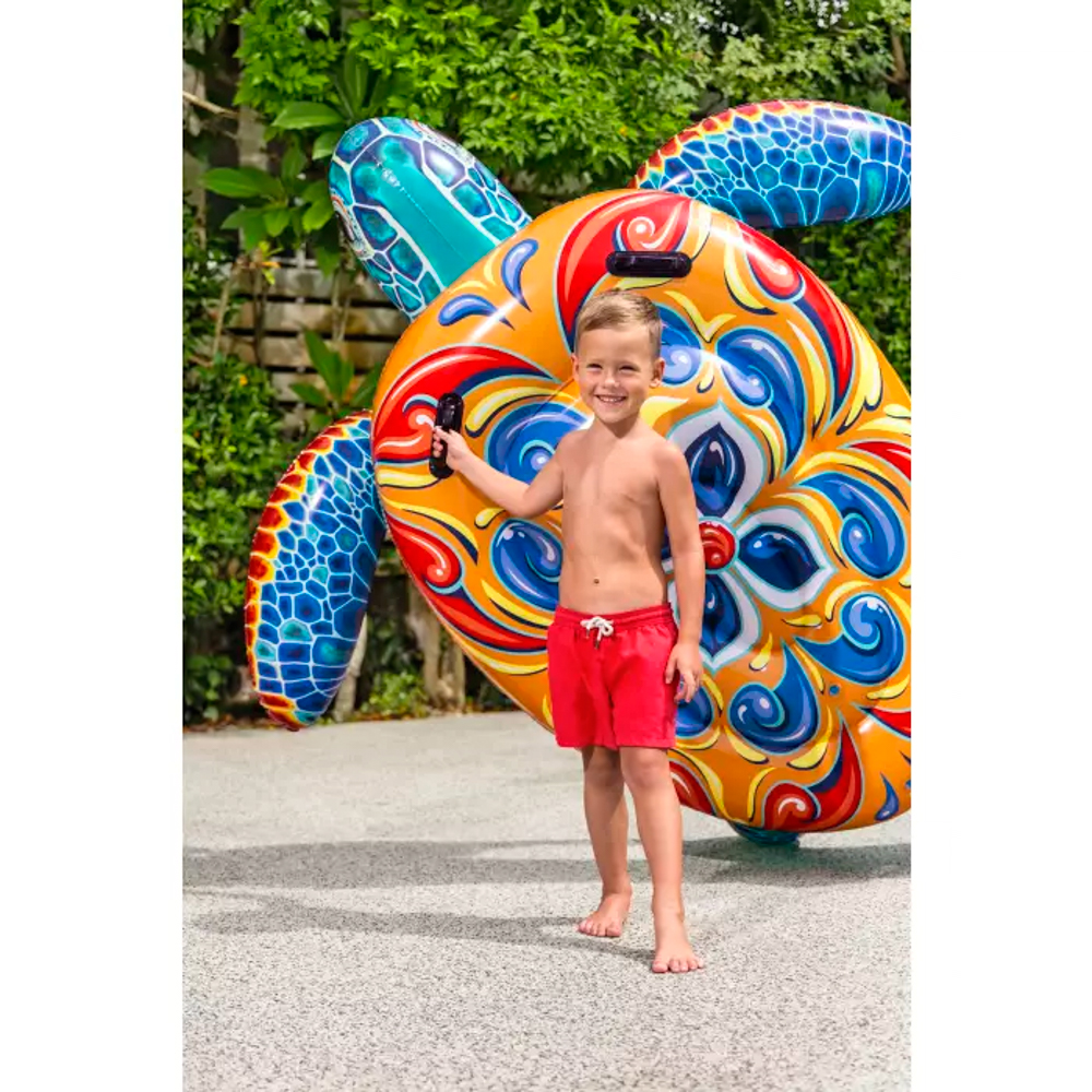 BESTWAY Плотик MEDITERRANEAN TURTLE, 183 x173см, 41523, арт.№ 042-059