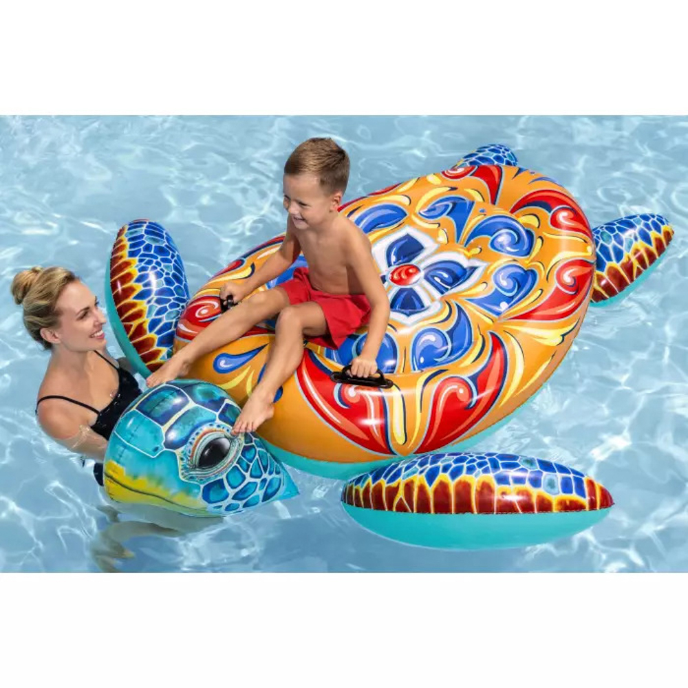 BESTWAY Плотик MEDITERRANEAN TURTLE, 183 x173см, 41523, арт.№ 042-059