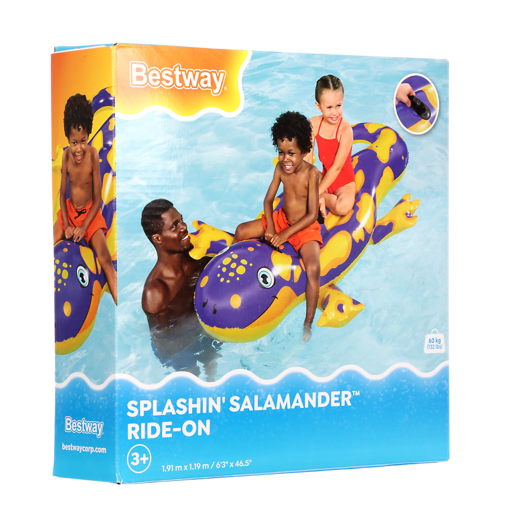 Плотик тм BESTWAY "SPLASHIN SALAMANDER", 191x119см, от 3 лет, 41502, арт.№ 042-063