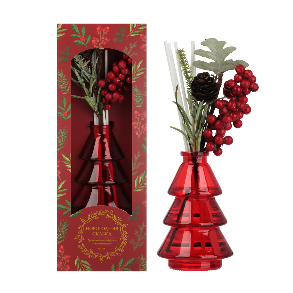 NEW GALAXY Ароматизатор-диффузор 80 мл, дикий мандарин, соленая карамель, арт.№ 778-235