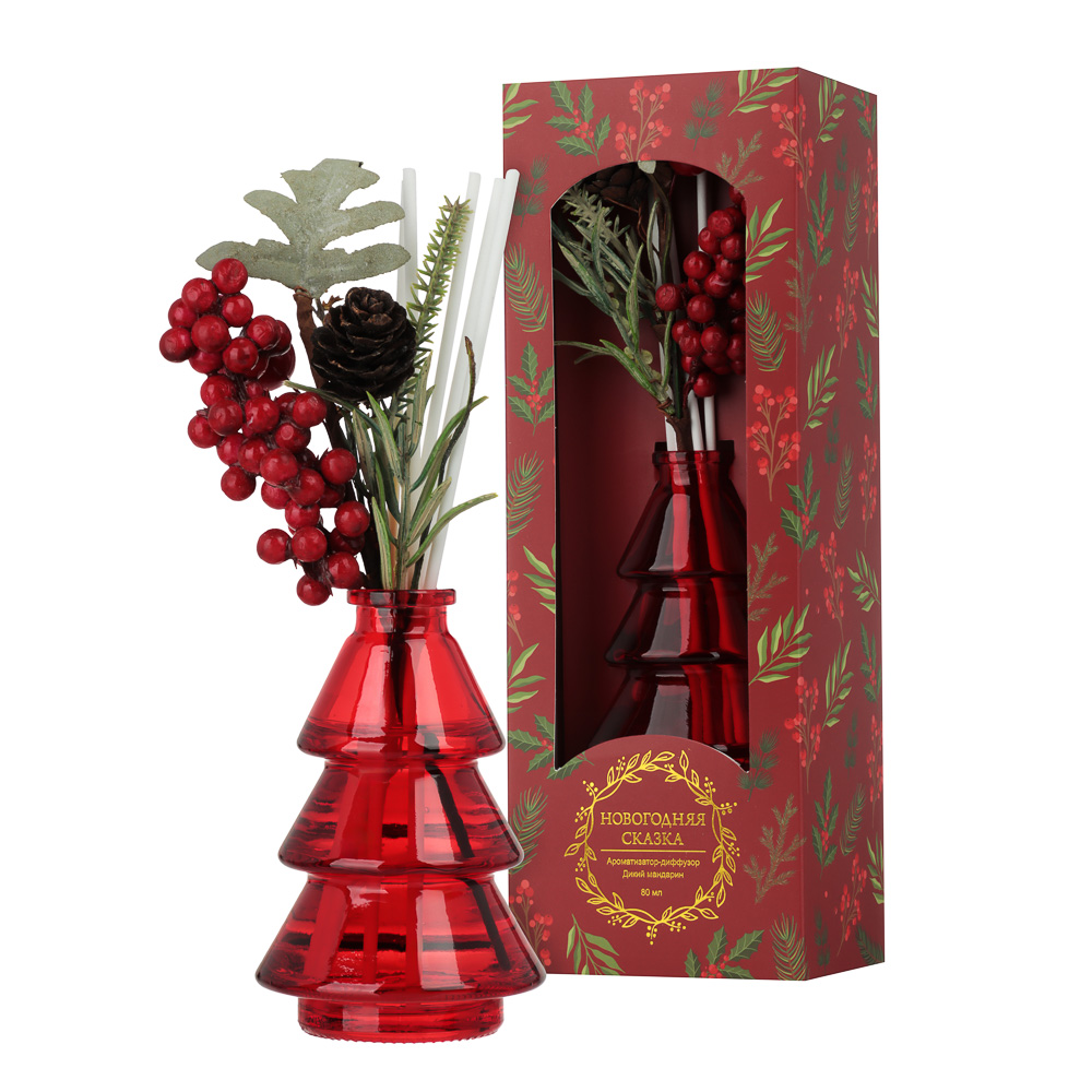 NEW GALAXY Ароматизатор-диффузор 80 мл, дикий мандарин, соленая карамель, арт.№ 778-235