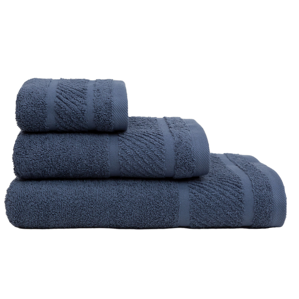 PROVANCE Виана Полотенце махровое, 100% хлопок, 70х130см, синий, арт.№ 484-079