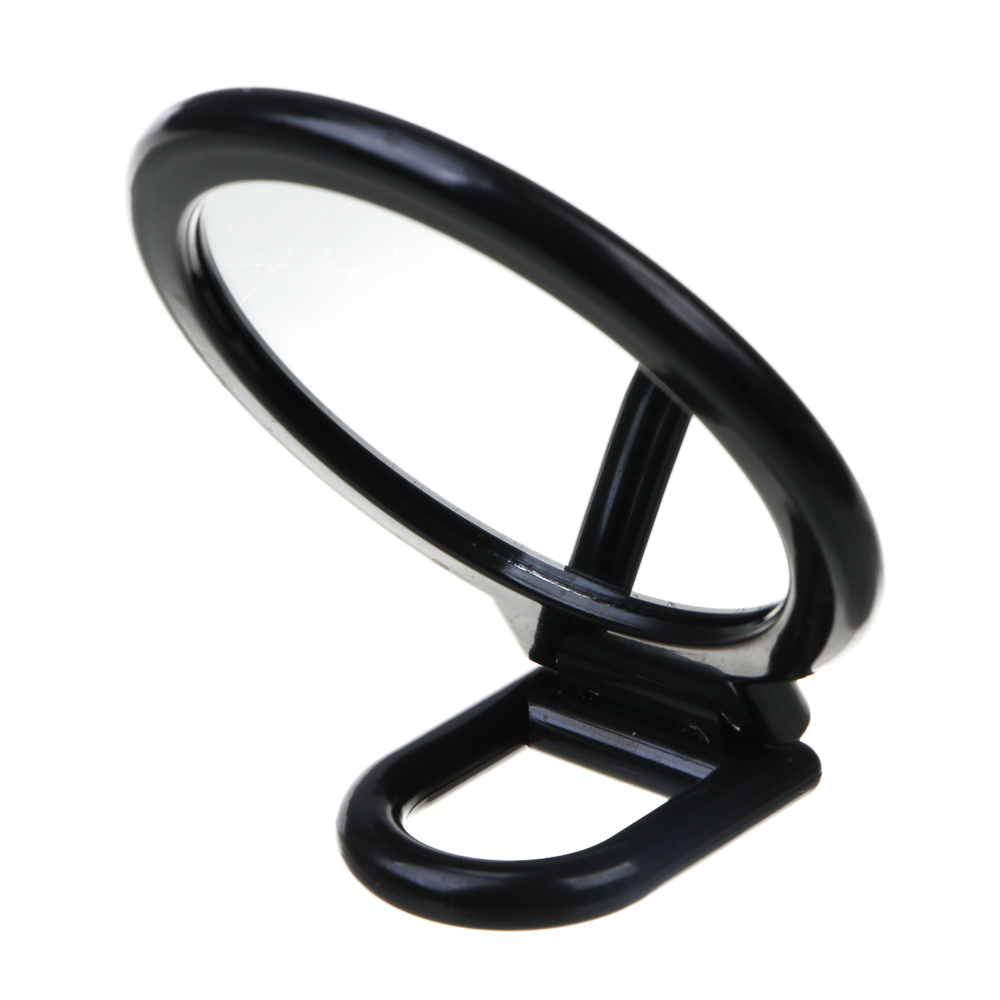 Зеркало настольное складное тм ЮНИLOOK Леон, зум х1,х2, пластик, стекло, 15,5х9,3х0,8см, черный, арт.№ 301-276